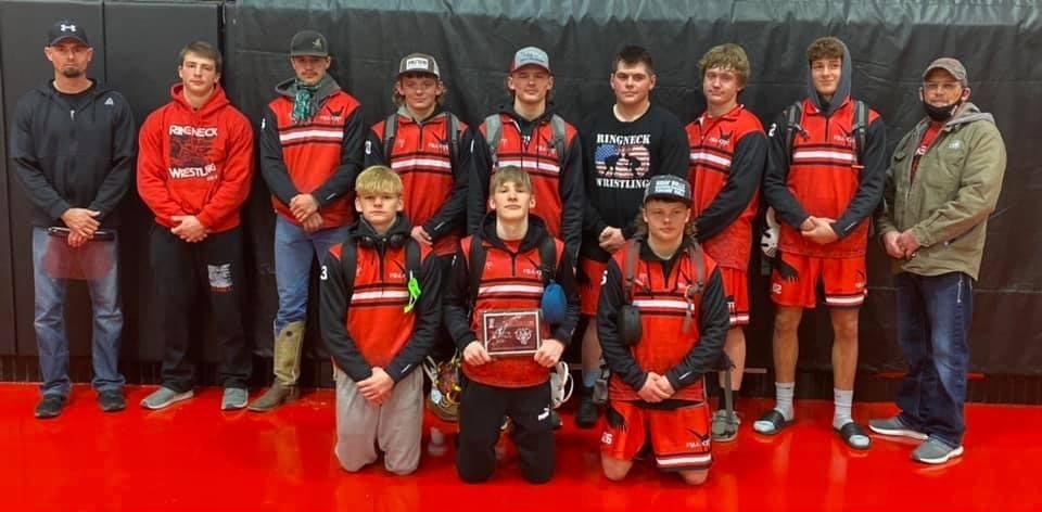 2nd Place for HCHS Wrestlers in Ellsworth